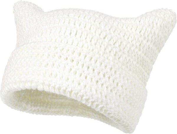 Women Beanie Warm Winter Hats, Soft Knit Lazy Beanie for Women, Women Cat Beanie，Women Fox hat, Slouchy Beanies for Women