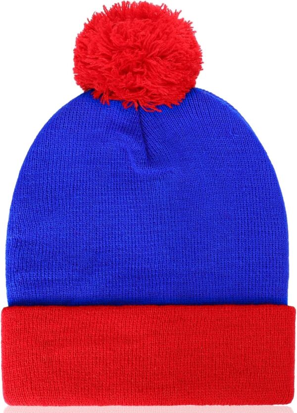 Winter Knit Pom Beanie Hat Halloween Character Cplay Warm Headwear Pompom Women Men's Novelty Beanie Caps