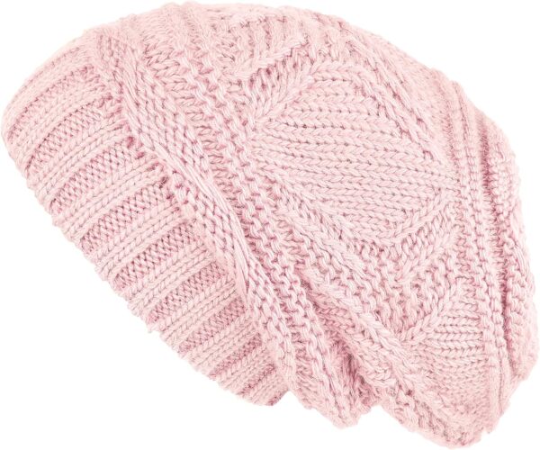 Knit Slouchy Oversized Soft Warm Winter Beanie Hat